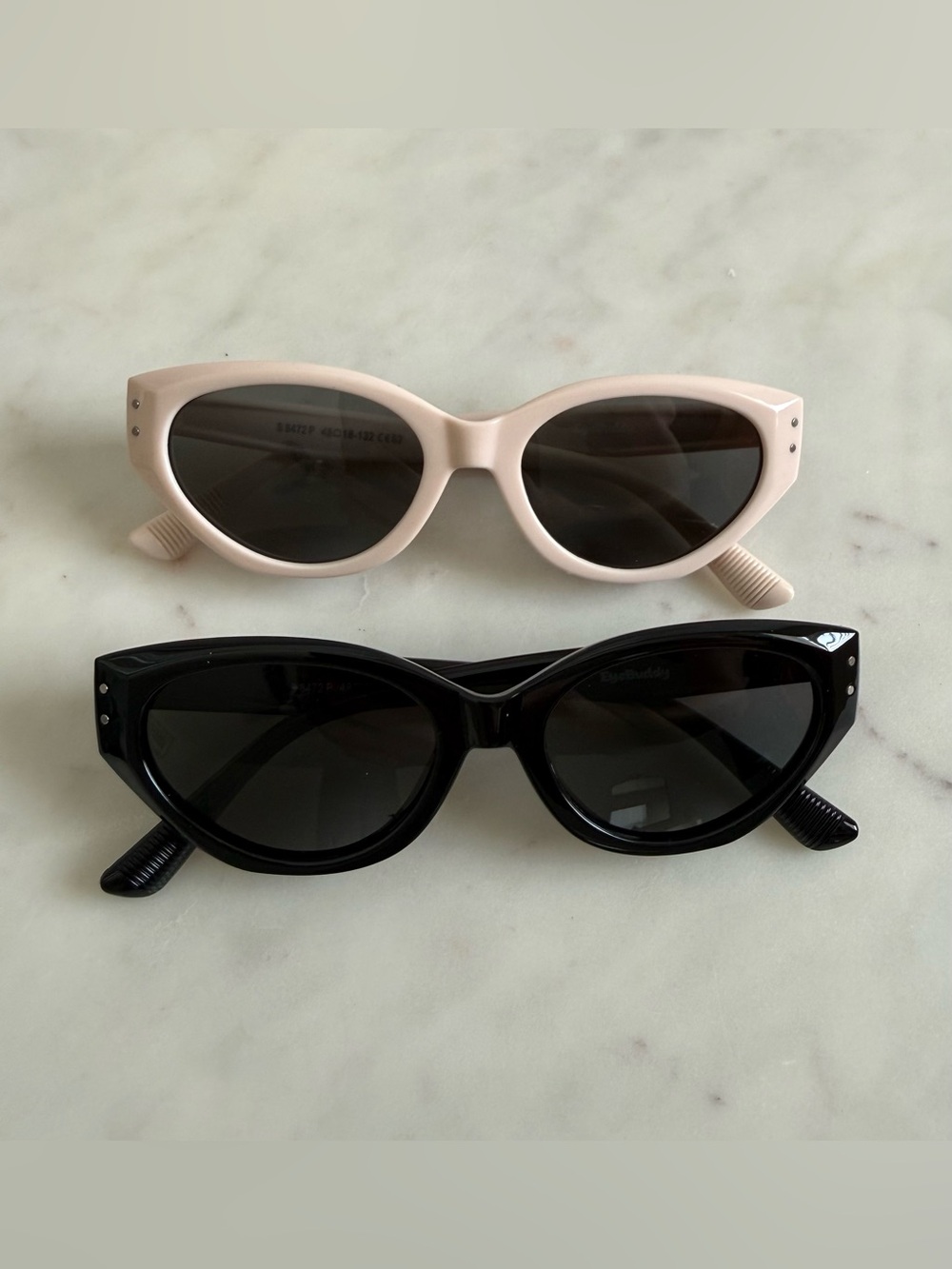 Cat eye sunglasses set for toddlers